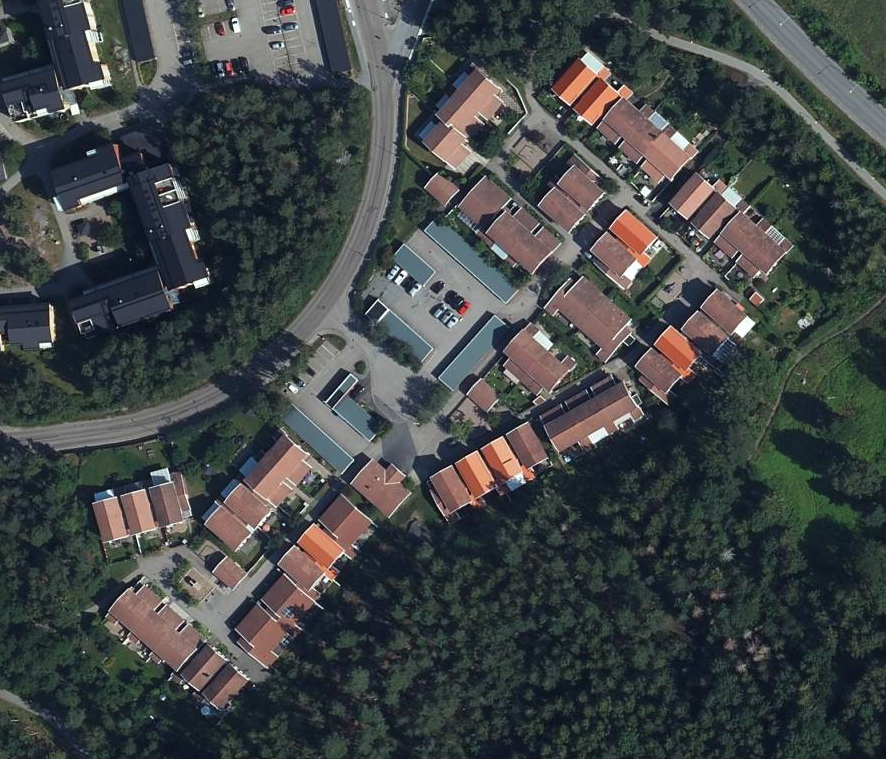 Eniro, Gitarrvägen, Flygfoto